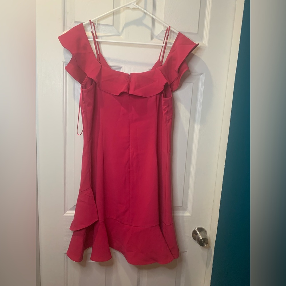 Womens Ruffled Mini Dress by Chelsea28 - Picture 4 of 7